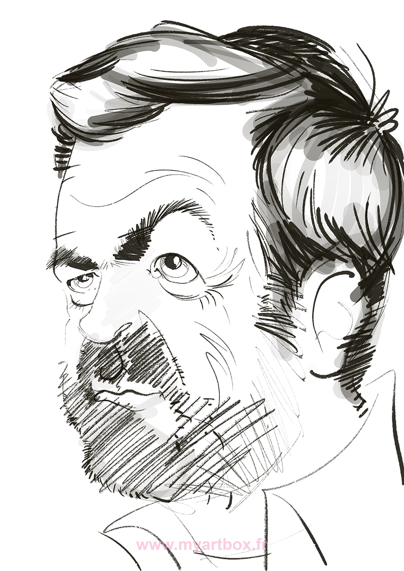 Caricature tablette lyon