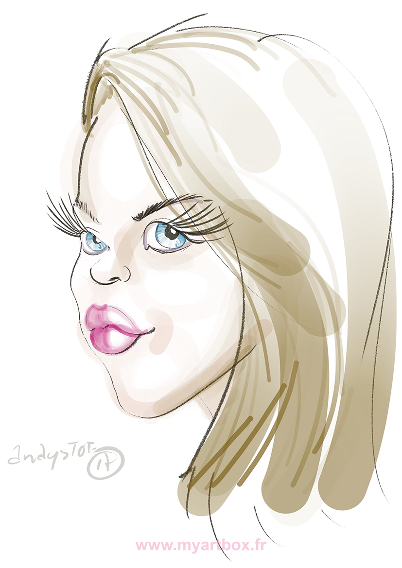 Caricaturiste ipad